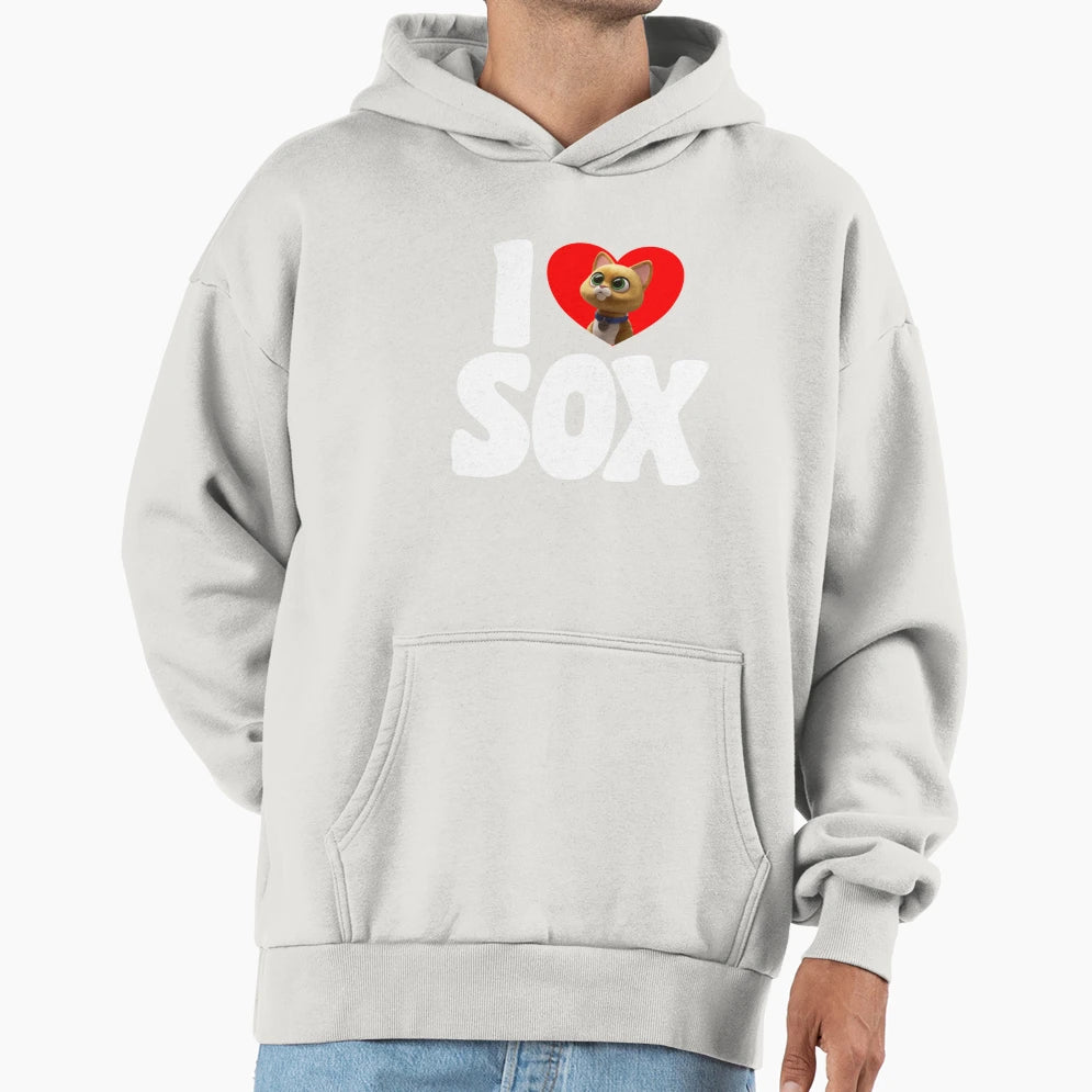 I Love Sox And Buzz From Lightyear Hoodie - Casual Everyday Wear Men Women - T-Shirt, Sweatshirt, Hoodie