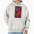 Red Detailed Cardinal Hoodie - Streetwear Style for Adults - T-Shirt, Sweatshirt, Hoodie