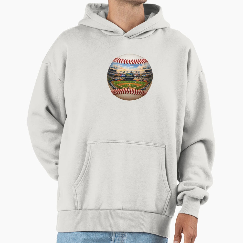 Yankee Stadium Art Hoodie - Custom Art Print Unisex - T-Shirt, Sweatshirt, Hoodie