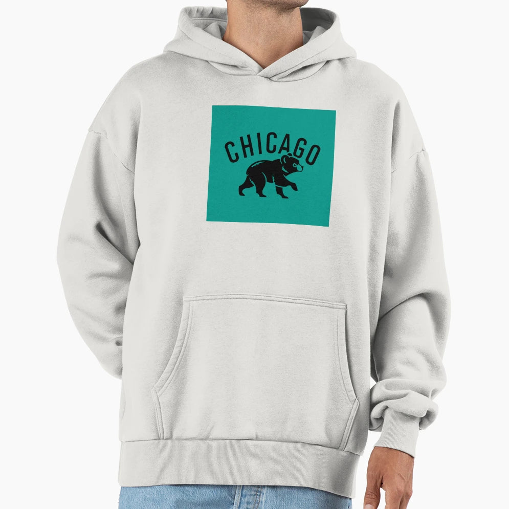 Chicago Black Bear Hoodie - Streetwear Style Men Women - T-Shirt, Sweatshirt, Hoodie