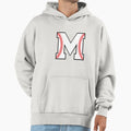 Baseball Letter M Sports Monogram Hoodie - Custom Art Print Men Women - T-Shirt, Sweatshirt, Hoodie