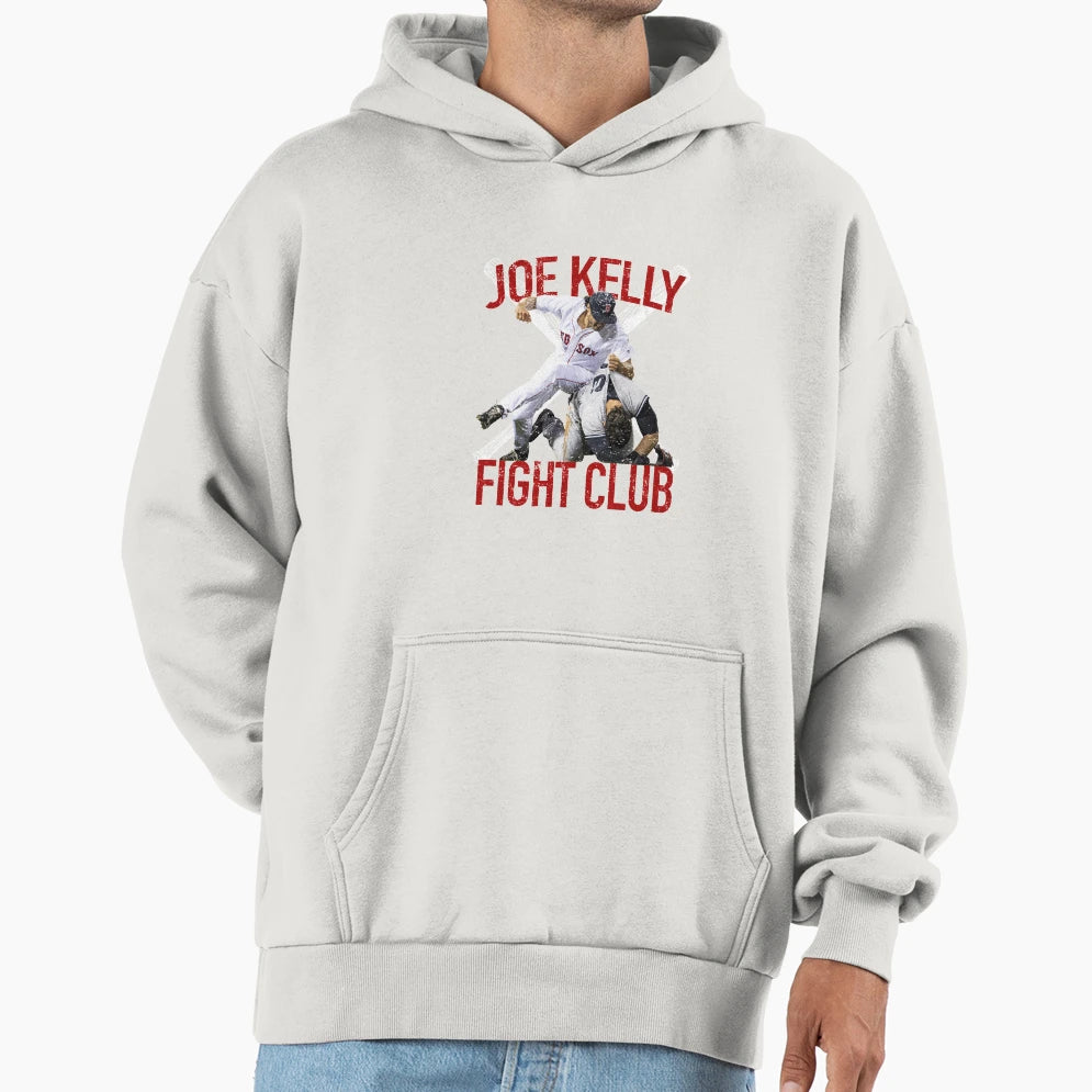 Joe Kelly Fight Boston Baseball Club Hoodie - Minimalist Print Unisex - T-Shirt, Sweatshirt, Hoodie