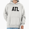 Atl Atlanta Black Ink Hoodie - Fun Novelty Design for Adults - T-Shirt, Sweatshirt, Hoodie