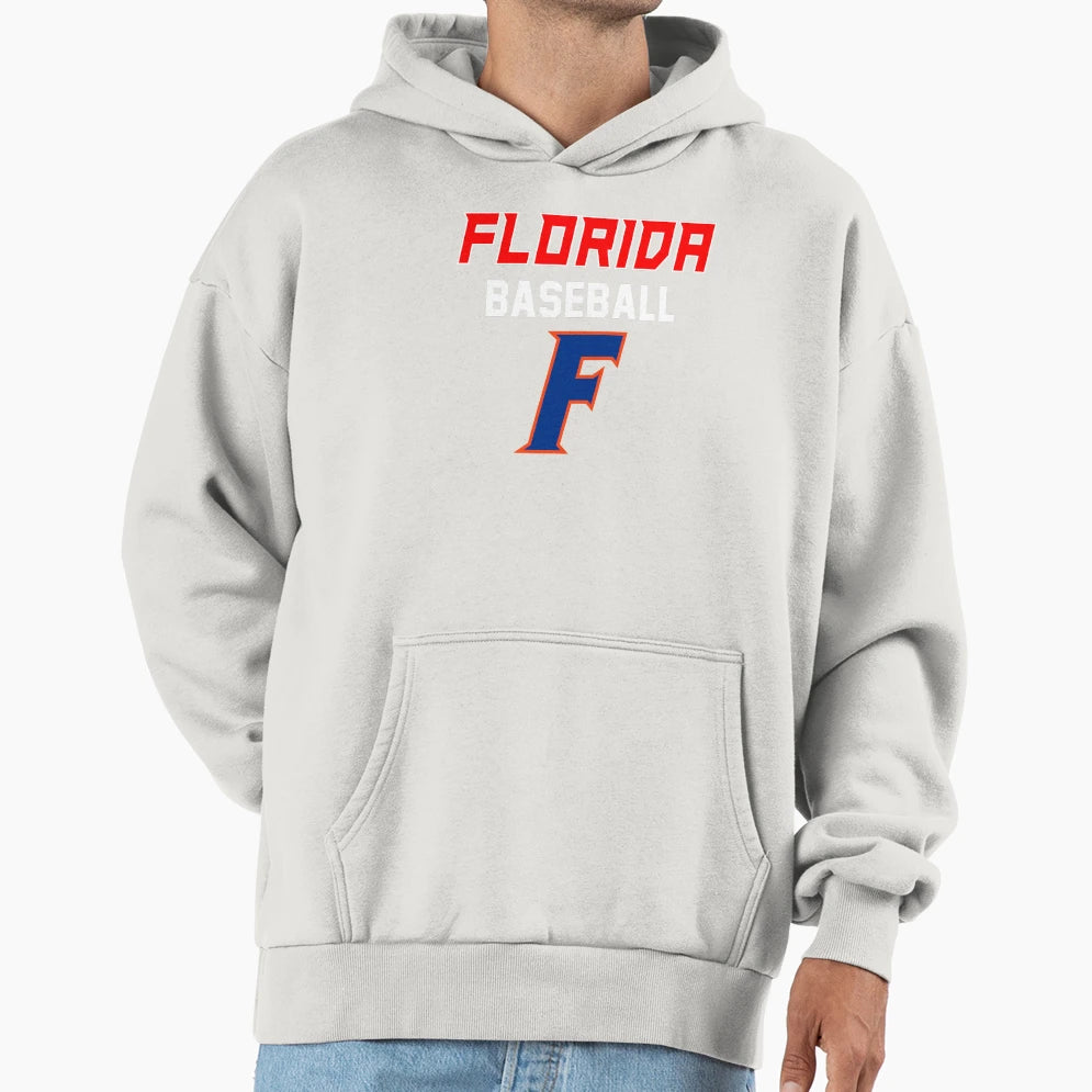 Florida Gator Baseball V2 Hoodie - Casual Everyday Wear for Adults - T-Shirt, Sweatshirt, Hoodie