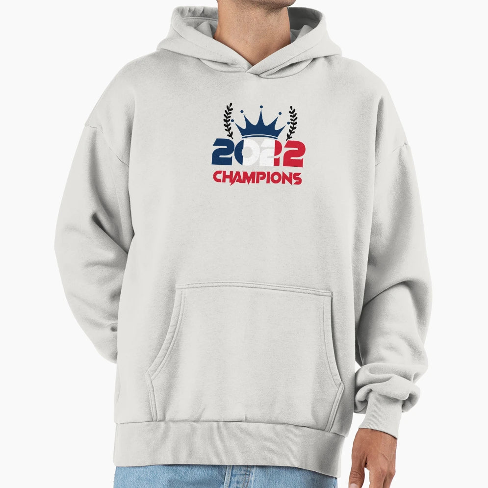 France Champion Fifa World Cup Qatar Hoodie - Custom Art Print Men Women - T-Shirt, Sweatshirt, Hoodie
