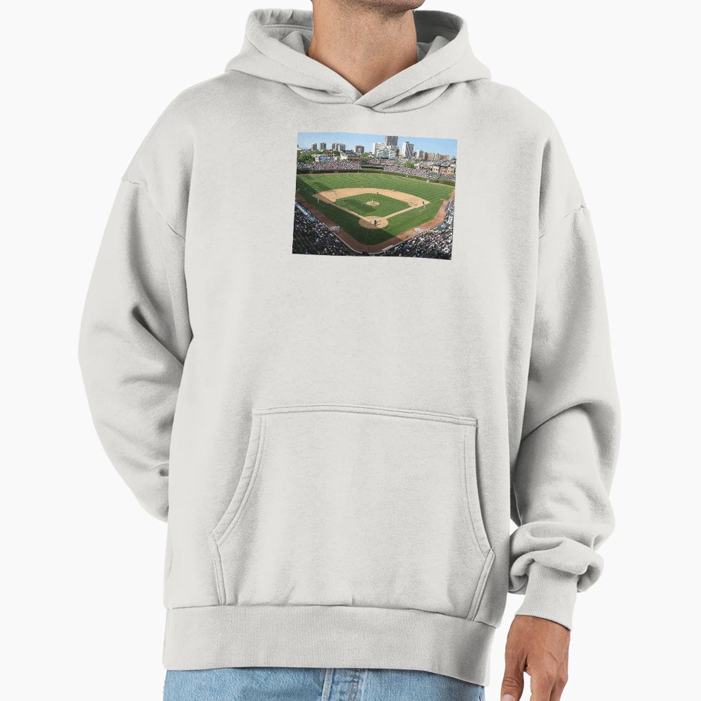 Wrigley Field Chicago Baseball Stadium Ivy Hoodie - Trendy Graphic Unisex - T-Shirt, Sweatshirt, Hoodie