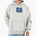 Blue Glitter California Ca Hoodie - Novelty Apparel Men Women - T-Shirt, Sweatshirt, Hoodie