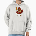 Angry Baseball Bird Sports Mascot Hoodie - Fun Novelty Design for Adults - T-Shirt, Sweatshirt, Hoodie