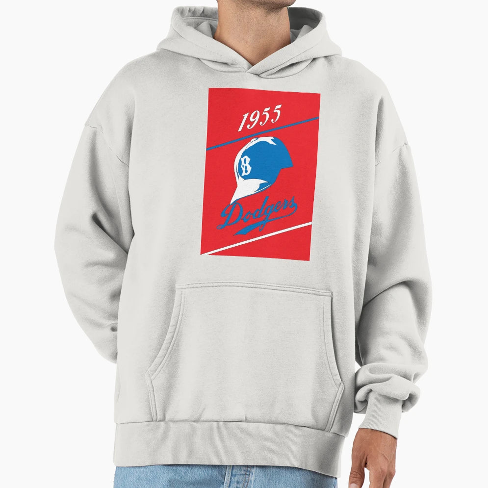 1955 Brooklyn Dodgers Hoodie - Fun Novelty Design Men Women - T-Shirt, Sweatshirt, Hoodie