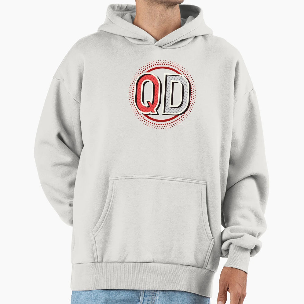 Quantum Designs Brand Logo Hoodie - Fun Novelty Design Men Women - T-Shirt, Sweatshirt, Hoodie