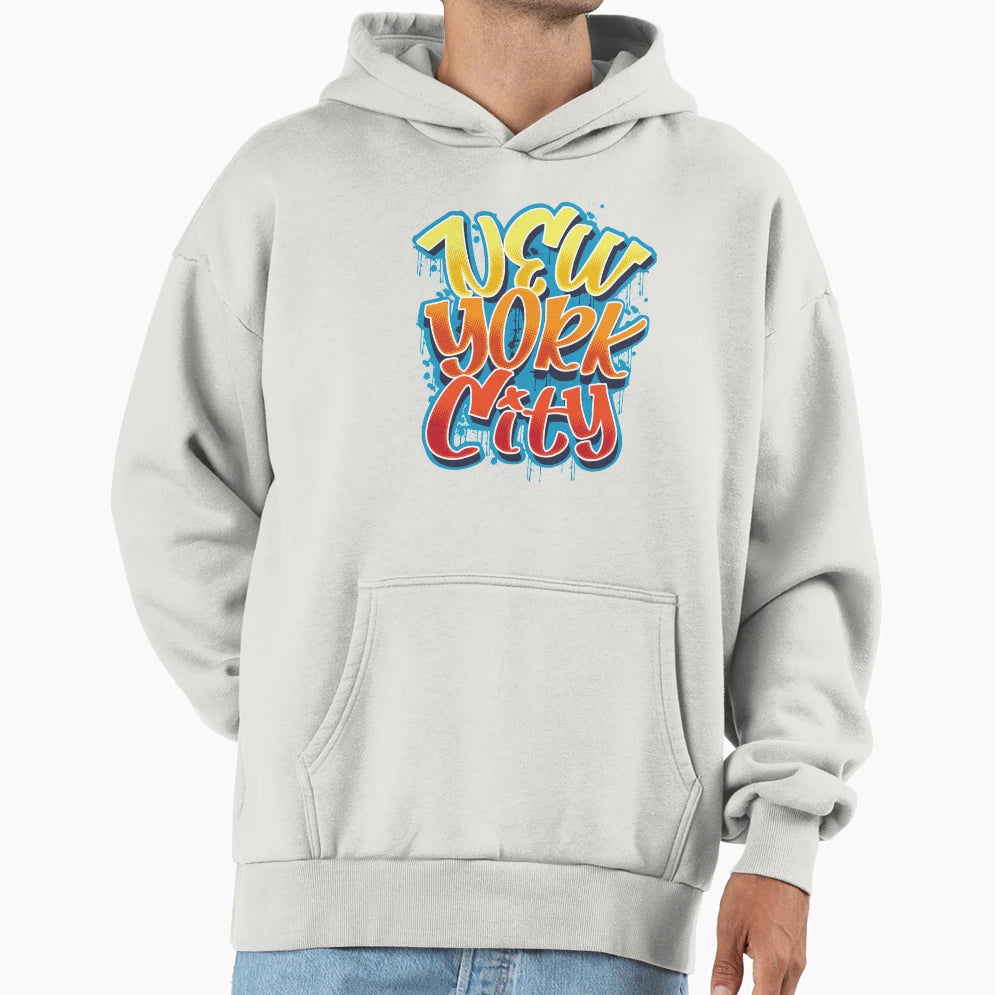 Urban New York City New York City T-Shirt - Fun Novelty Design for Adults - T-Shirt, Sweatshirt, Hoodie