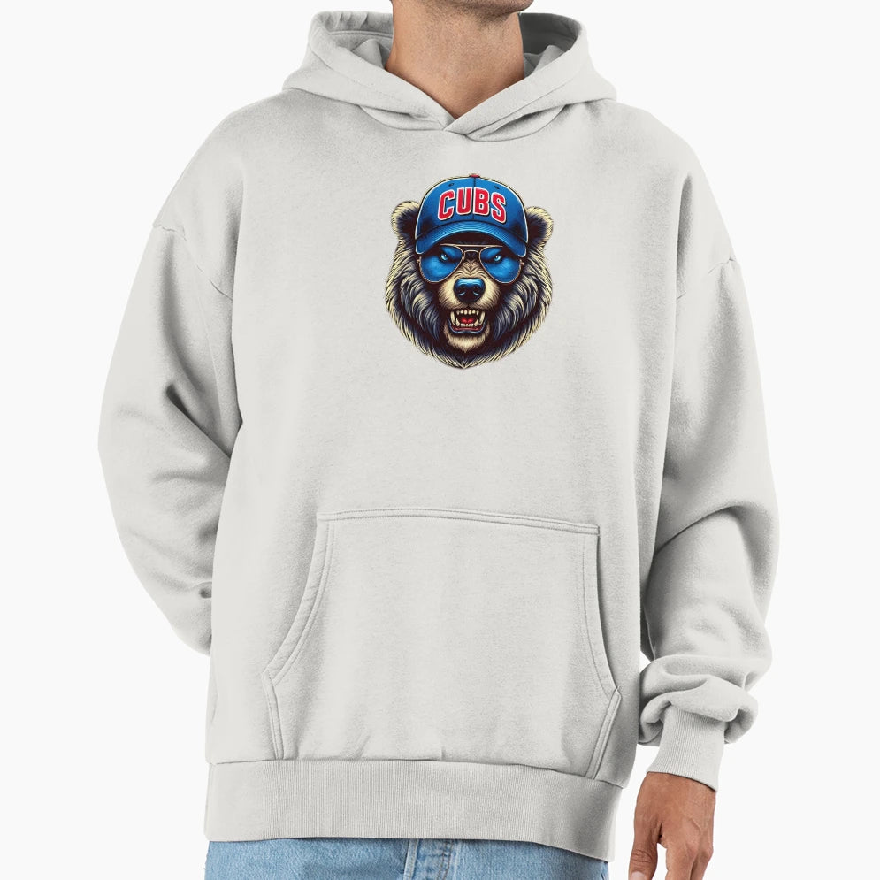 Bear Spirit Fierce Sunglasses Cap Gift Hoodie - Novelty Apparel for Adults - T-Shirt, Sweatshirt, Hoodie
