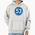 Don Drysdale 53 Jersey Number Hoodie - Custom Art Print Unisex - T-Shirt, Sweatshirt, Hoodie