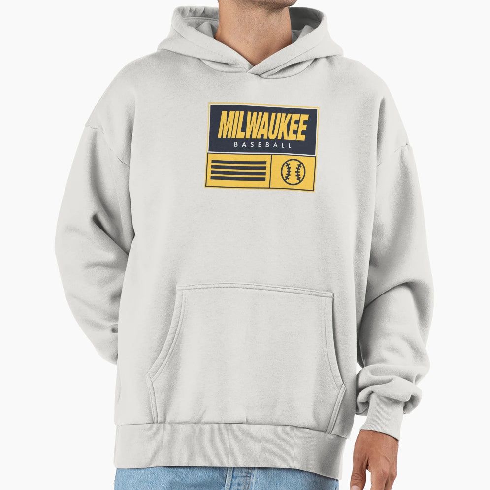 Milwaukee Baseball Hoodie - Trendy Graphic Men Women - T-Shirt, Sweatshirt, Hoodie