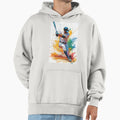 Abstract Depiction Baseball Player Hoodie - Unique Graphic for Adults - T-Shirt, Sweatshirt, Hoodie