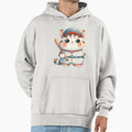 Funny Animals Baseball Graphics Cat Hoodie - Novelty Apparel Unisex - T-Shirt, Sweatshirt, Hoodie