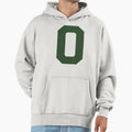 Number 0 Dark Green Zero Sports Hoodie - Fun Novelty Design for Adults - T-Shirt, Sweatshirt, Hoodie