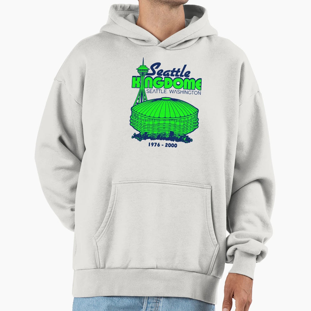 Seattle Kingdome Hoodie - Graphic Print for Adults - T-Shirt, Sweatshirt, Hoodie