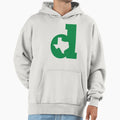 Lowercase D Green Hoodie - Graphic Print Unisex - T-Shirt, Sweatshirt, Hoodie
