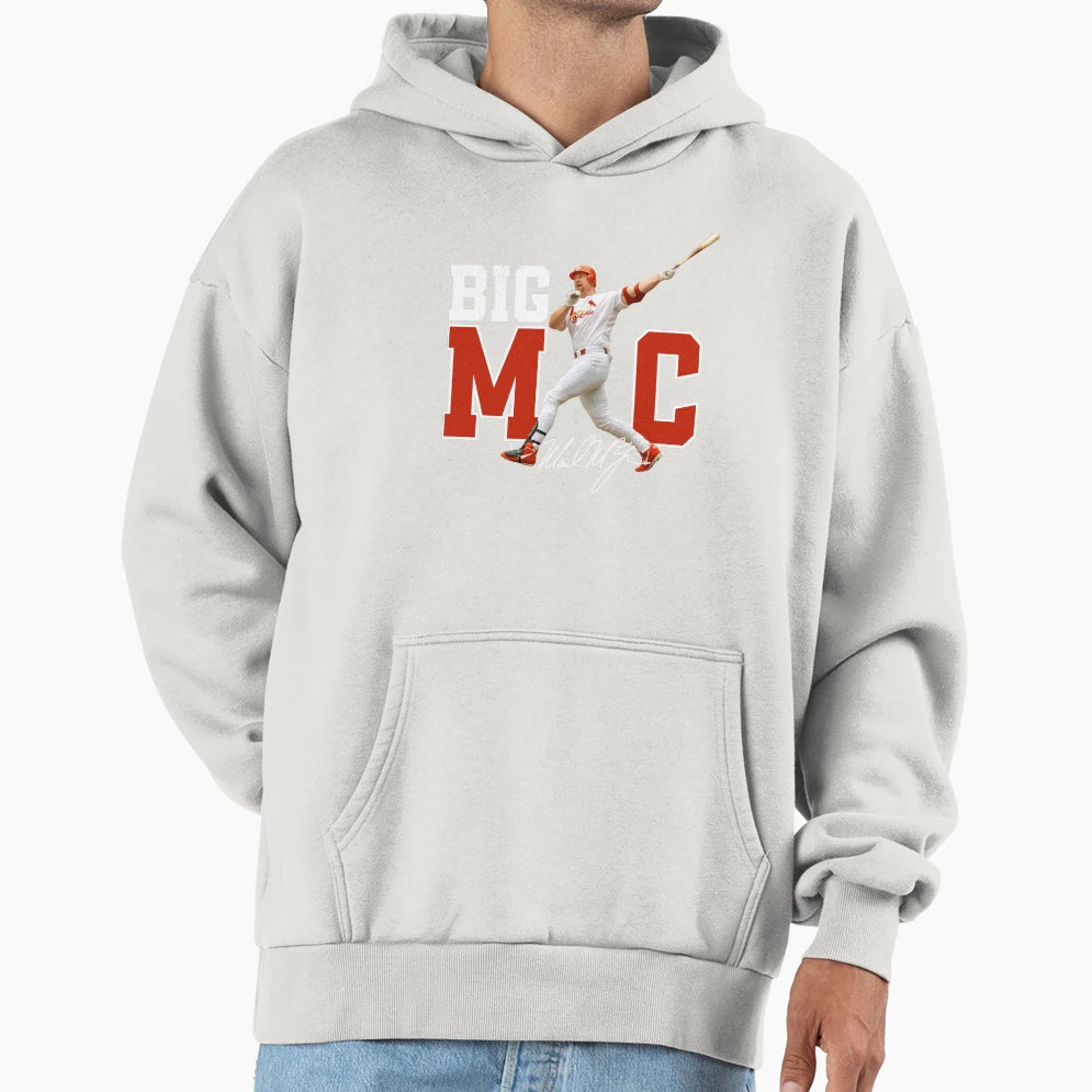 Mark Mcgwire Big Mac Legend Baseball Hoodie - Aesthetic Graphic for Adults - T-Shirt, Sweatshirt, Hoodie