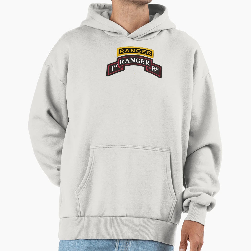 1St Bn 75Th Rangers Hoodie - Minimalist Print for Adults - T-Shirt, Sweatshirt, Hoodie