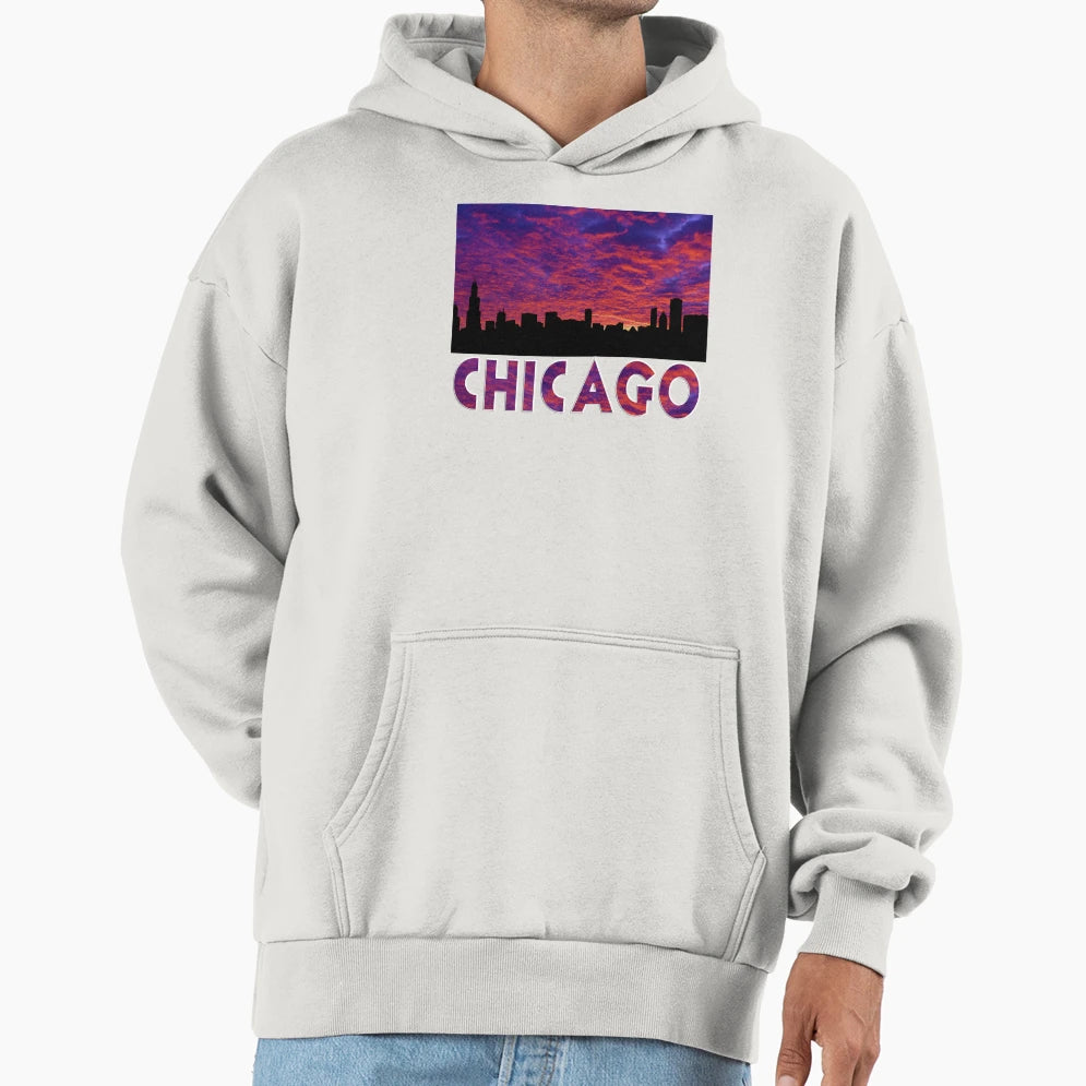 Chicago Hoodie - Fun Novelty Design Unisex - T-Shirt, Sweatshirt, Hoodie