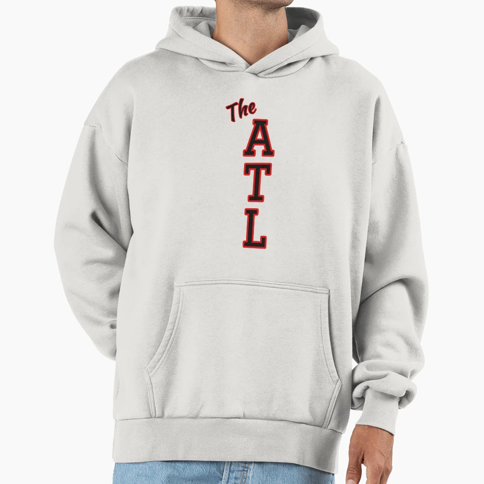 Atl Red And Black Hoodie - Graphic Print for Adults - T-Shirt, Sweatshirt, Hoodie
