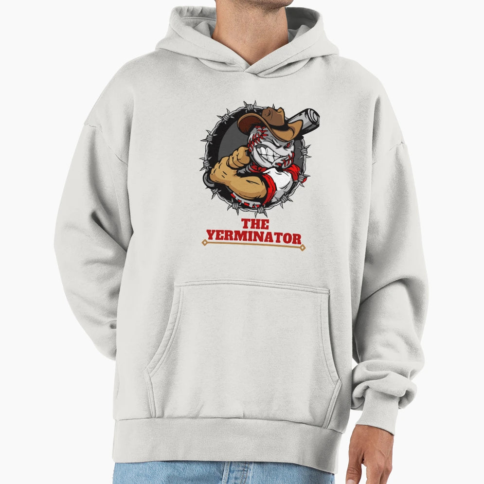 Yerminator Yermin Mercedes Baseball Hoodie - Aesthetic Graphic for Adults - T-Shirt, Sweatshirt, Hoodie