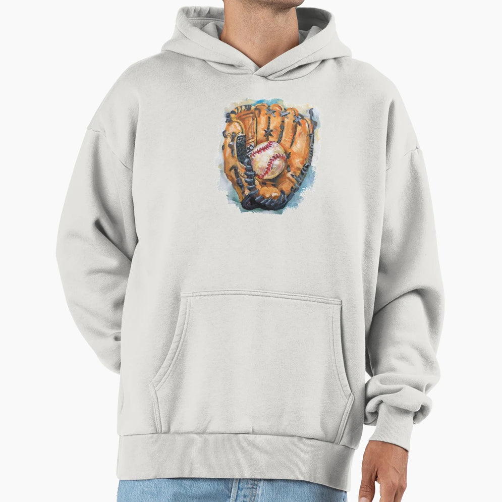 Baseball Glove Hoodie - Custom Art Print Unisex - T-Shirt, Sweatshirt, Hoodie