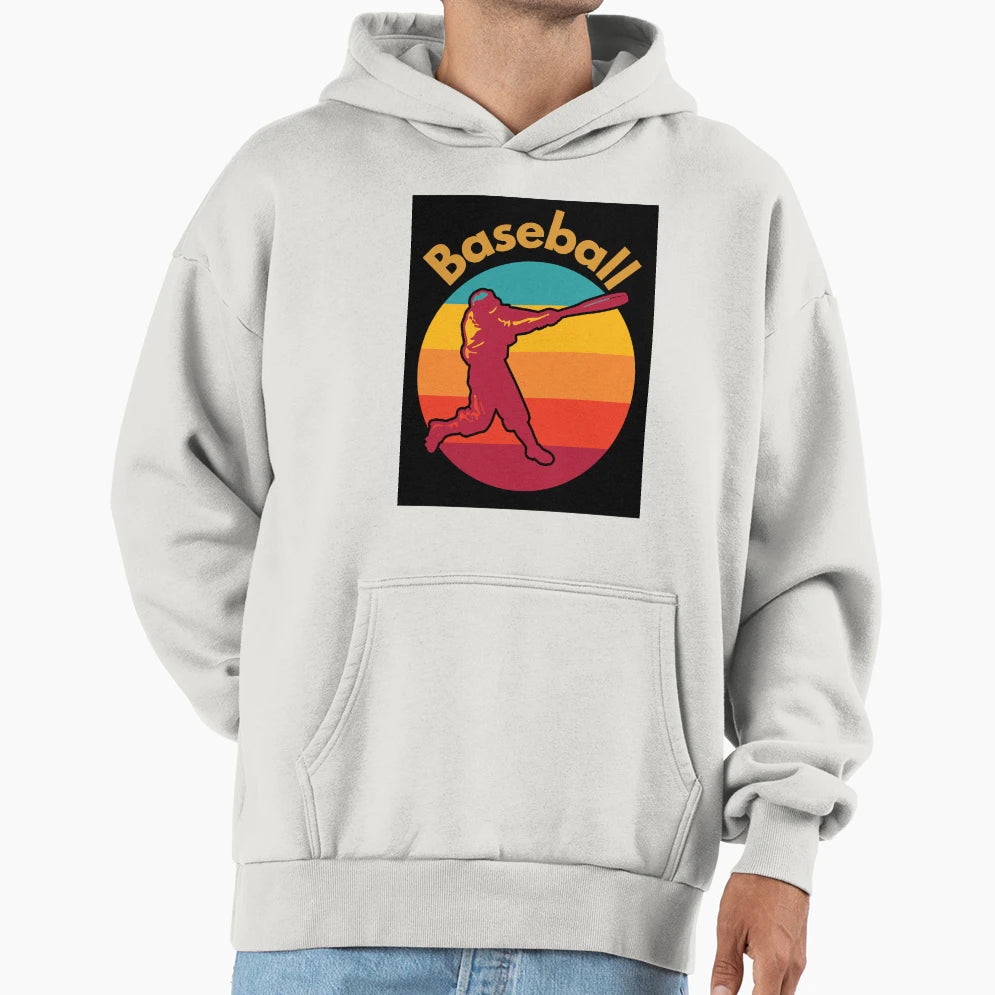 Baseball Baseball Baseball Fan Hoodie - Casual Everyday Wear Unisex - T-Shirt, Sweatshirt, Hoodie