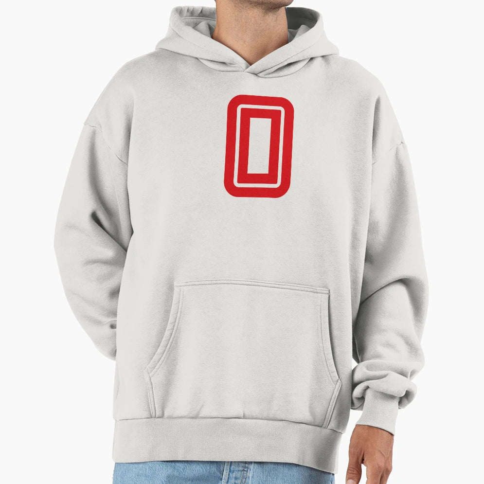 No 0 Player Number Zero Football Player Hoodie - Fun Novelty Design Unisex - T-Shirt, Sweatshirt, Hoodie