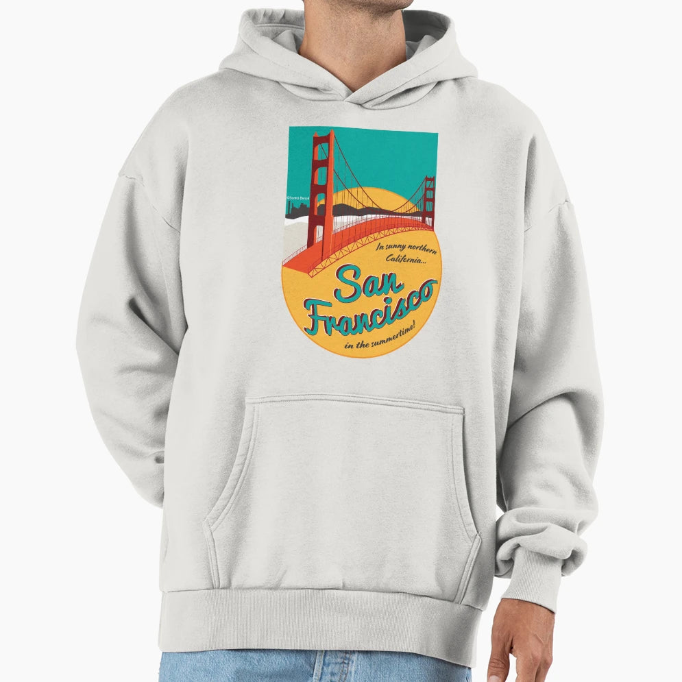 San Francisco Hoodie - Unique Graphic Men Women - T-Shirt, Sweatshirt, Hoodie