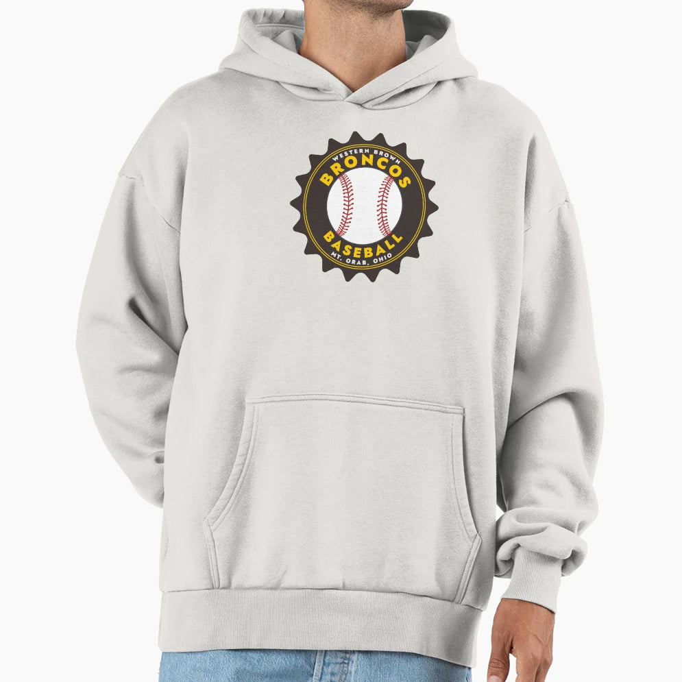 Baseball Badge Hoodie - Streetwear Style for Adults - T-Shirt, Sweatshirt, Hoodie