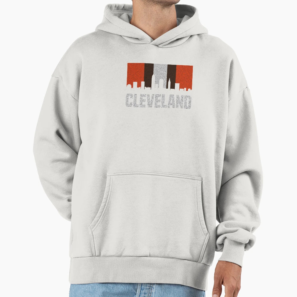 Cleveland Skyline Cle Home State Ohio Hoodie - Streetwear Style Unisex - T-Shirt, Sweatshirt, Hoodie