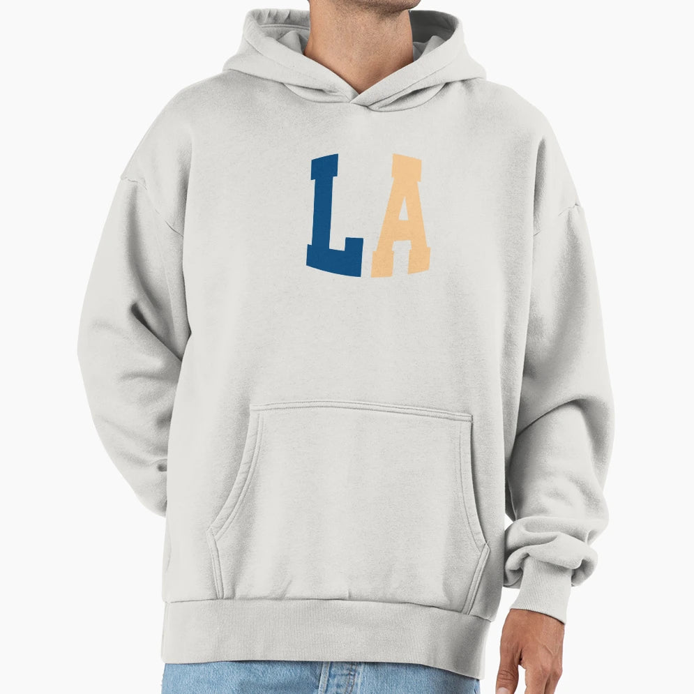 Louisiana State Abbreviation Hoodie - Custom Art Print Men Women - T-Shirt, Sweatshirt, Hoodie