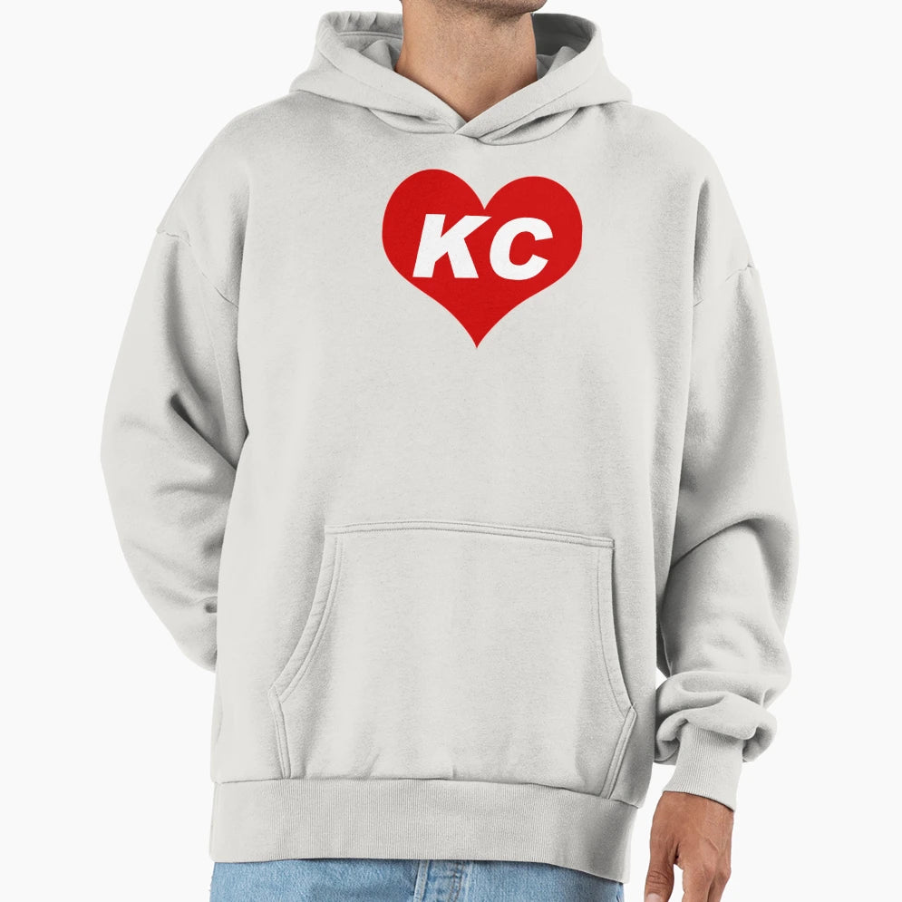 Love Kc Kansas City Hoodie - Trendy Graphic Men Women - T-Shirt, Sweatshirt, Hoodie