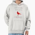Just Who Loves Cardinals Hoodie - Streetwear Style for Adults - T-Shirt, Sweatshirt, Hoodie