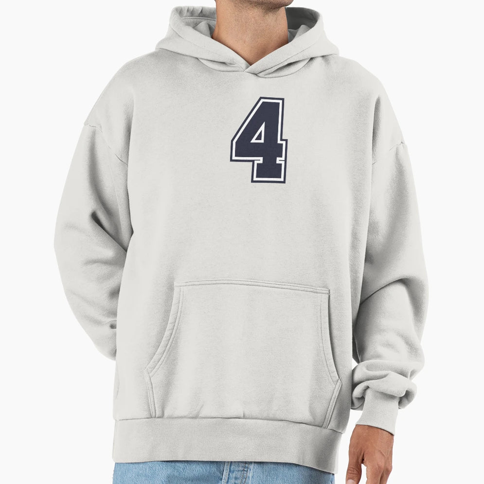 4 Sports Number Four Hoodie - Streetwear Style Unisex - T-Shirt, Sweatshirt, Hoodie