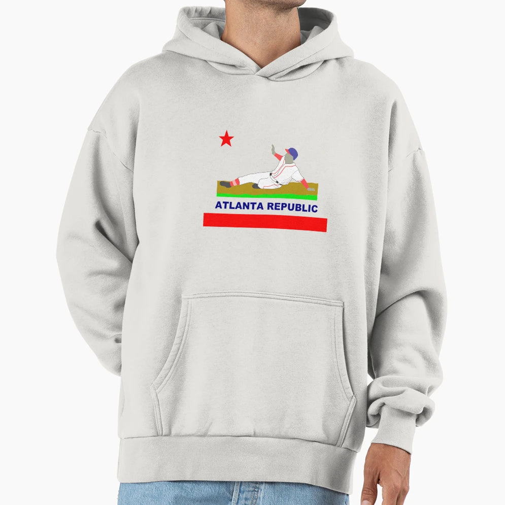 Atlanta Republic Hoodie - Minimalist Print Men Women - T-Shirt, Sweatshirt, Hoodie