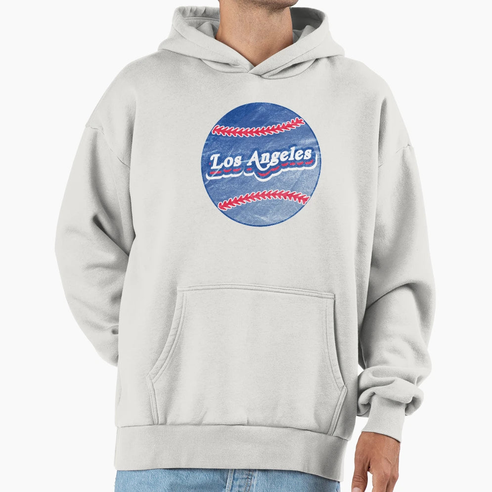 Los Angeles Baseball Hoodie - Graphic Print Men Women - T-Shirt, Sweatshirt, Hoodie