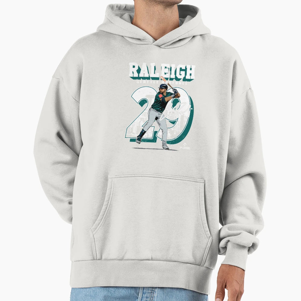 Cal Raleigh Seattle Mlb Baseball Hoodie - Aesthetic Graphic for Adults - T-Shirt, Sweatshirt, Hoodie