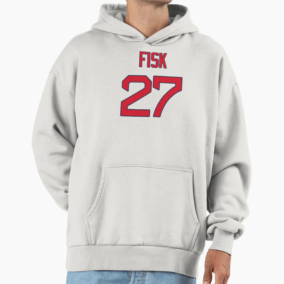 Carlton Fisk 27 Red Sox Hoodie - Streetwear Style Unisex - T-Shirt, Sweatshirt, Hoodie