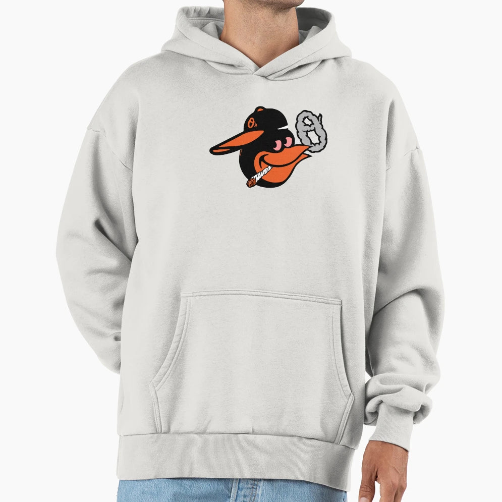 Stoner Bird Large Hoodie - Graphic Print Men Women - T-Shirt, Sweatshirt, Hoodie