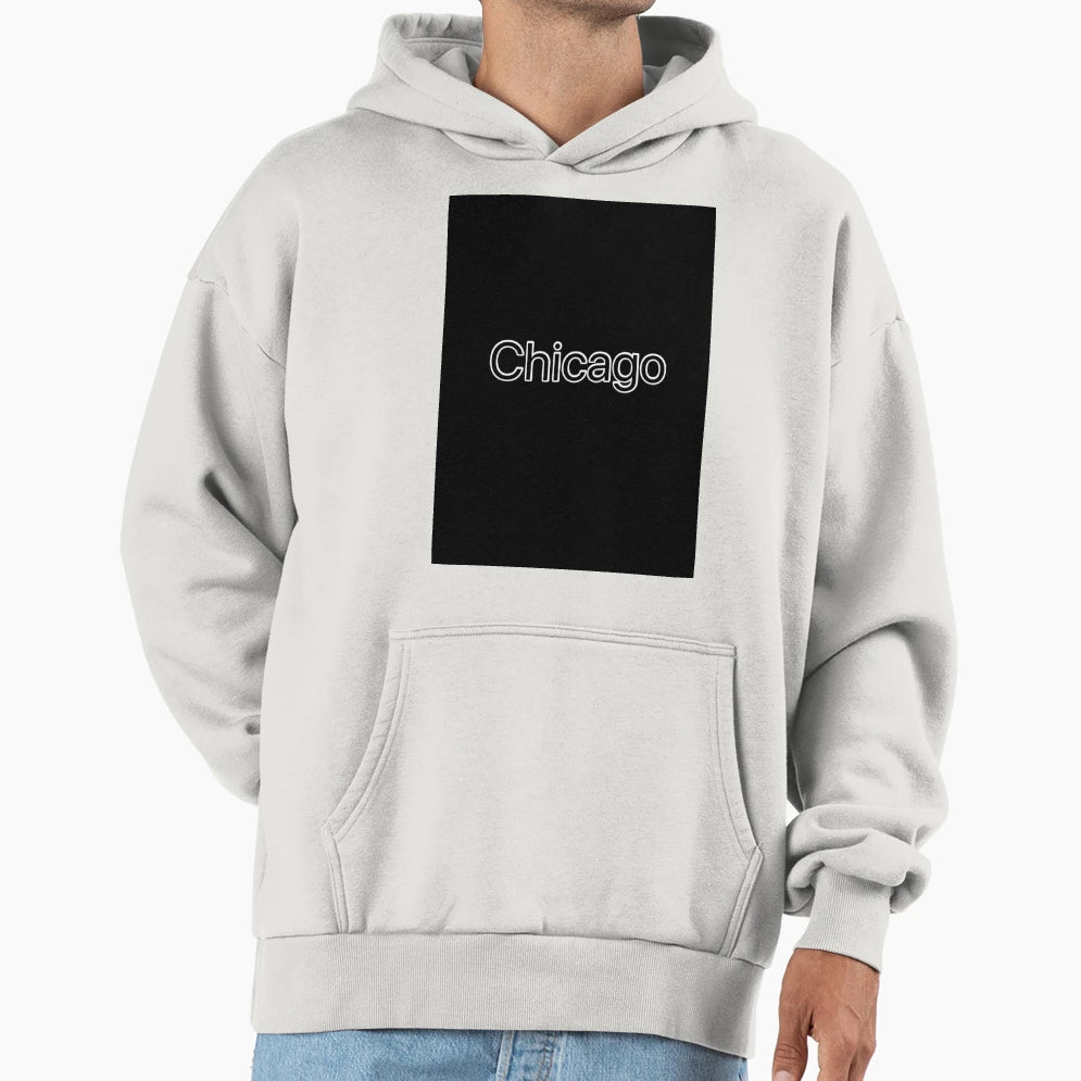 Chicago City Hoodie - Trendy Graphic for Adults - T-Shirt, Sweatshirt, Hoodie