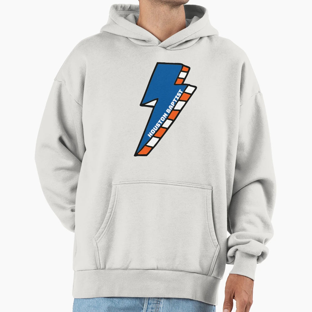 Houston Baptist University Lightning Hoodie - Aesthetic Graphic for Adults - T-Shirt, Sweatshirt, Hoodie
