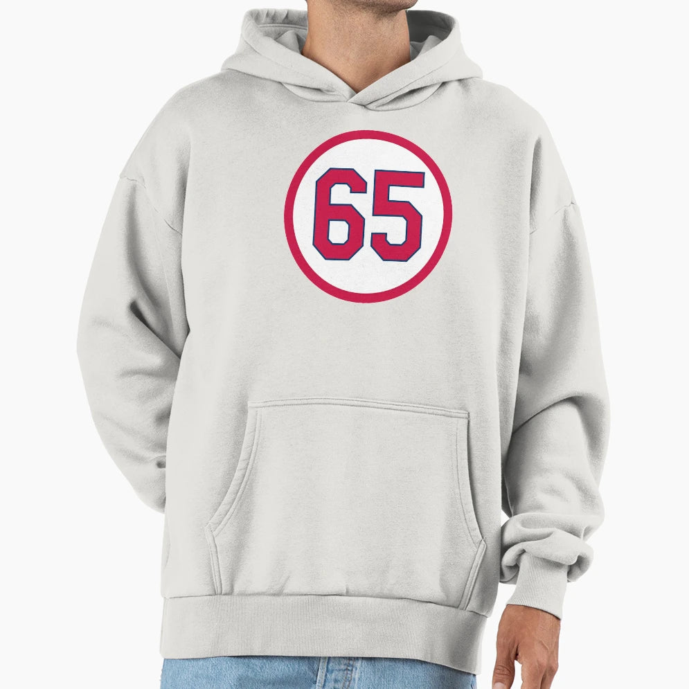 Giovanny Gallegos 65 Jersey Number Hoodie - Minimalist Print Unisex - T-Shirt, Sweatshirt, Hoodie