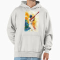 Abstract Depiction Baseball Player Hoodie - Unique Graphic Men Women - T-Shirt, Sweatshirt, Hoodie