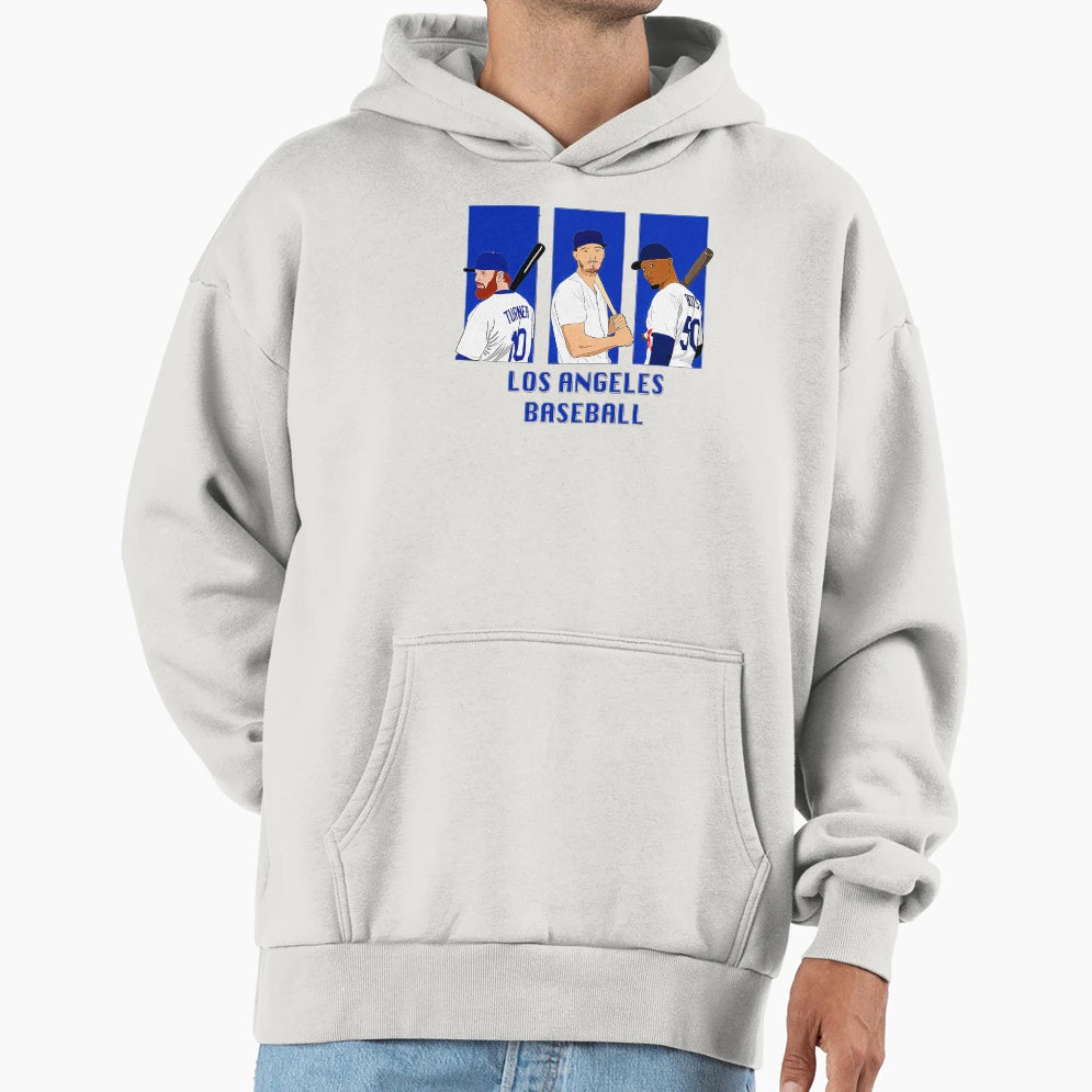 La Dodgers Los Angeles Baseball Hoodie - Trendy Graphic Men Women - T-Shirt, Sweatshirt, Hoodie