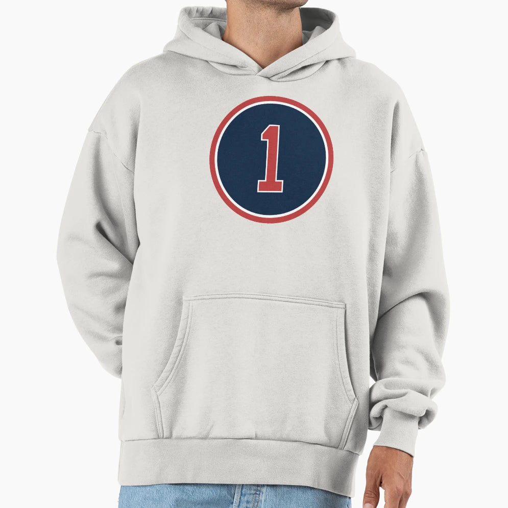 Bobby Doerr 1 Jersey Number Hoodie - Casual Everyday Wear Unisex - T-Shirt, Sweatshirt, Hoodie