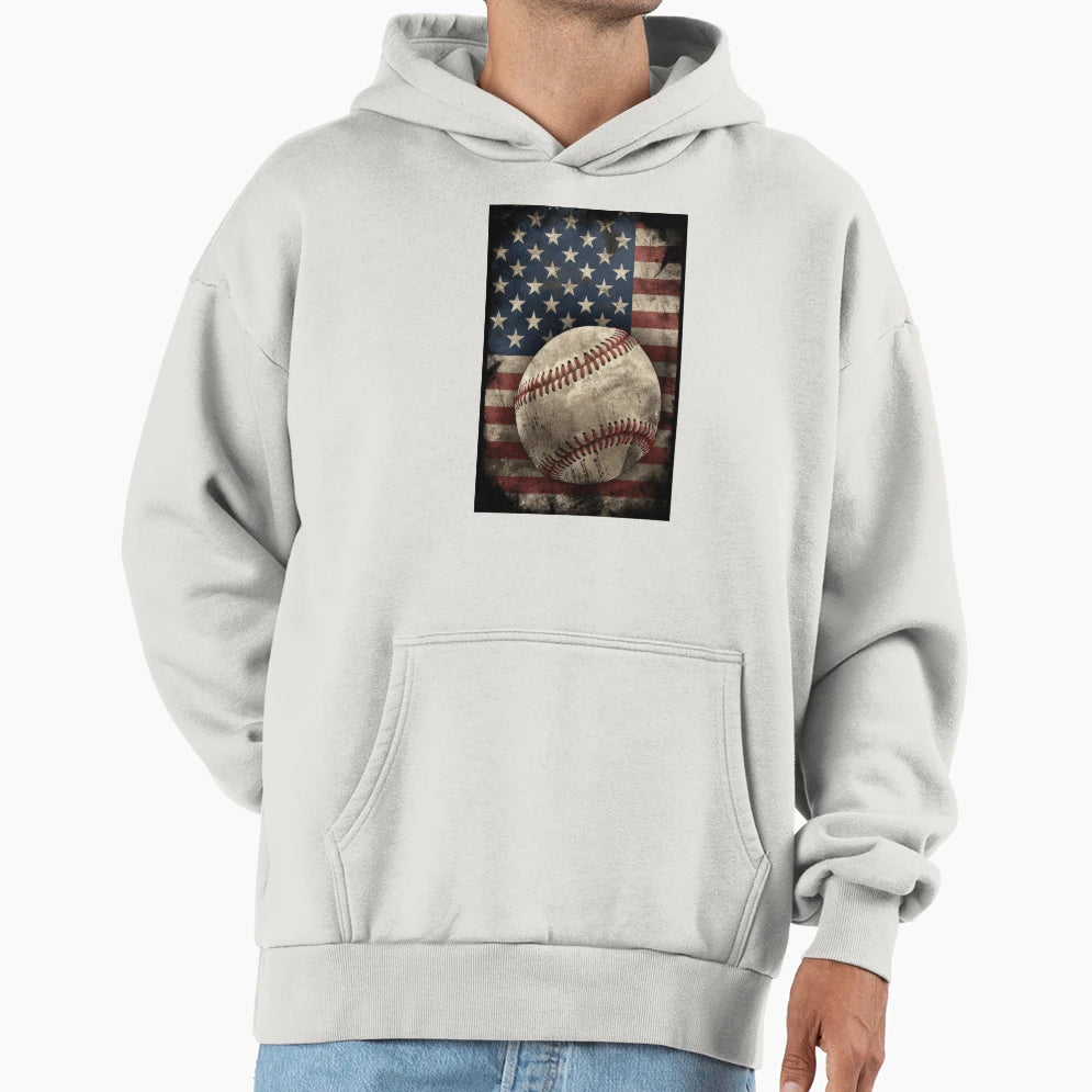 Patriotic Baseball American T-Shirt - Aesthetic Graphic Unisex - T-Shirt, Sweatshirt, Hoodie